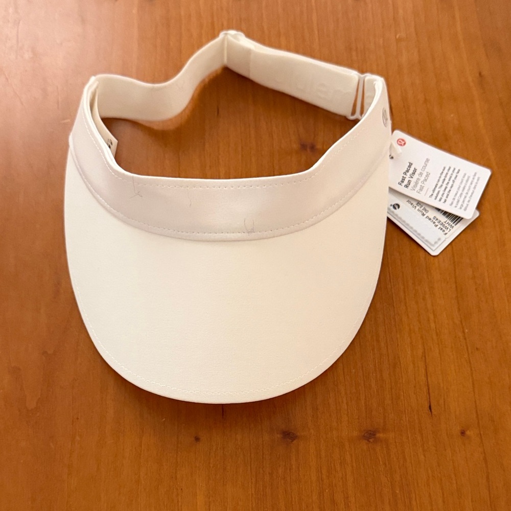 Lululemon White Visor Cap